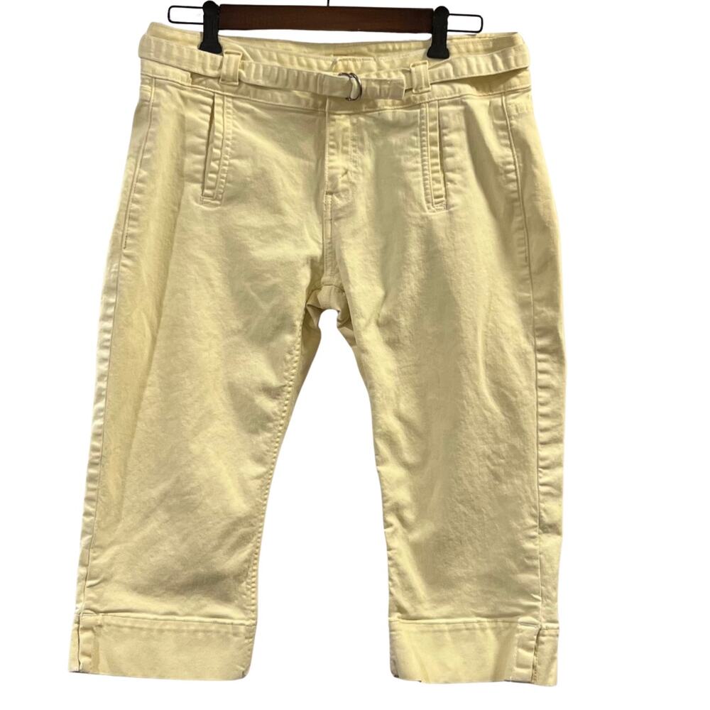 Levi's Women's Vintage Y2K Yellow Capris Size 10